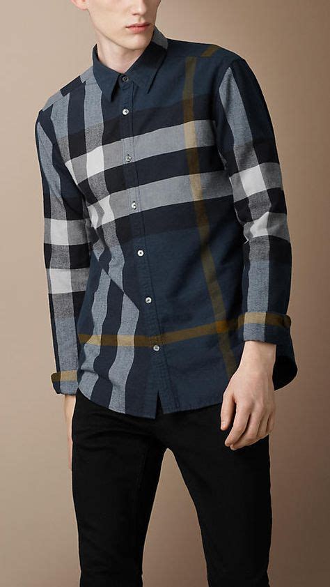 pinterest burberry shirt|Burberry men long sleeve shirt.